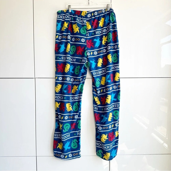 Mens Hogwarts Is My Home Pajamas Size XL Tall Harry Potter Sleepwear Wizarding - Picture 10 of 12